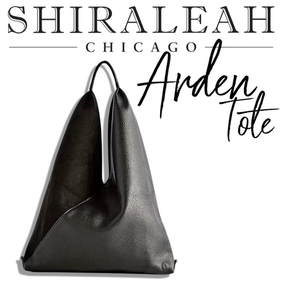 Shiraleah Arden Tote, Black Vegan Leather - Picture 1 of 9